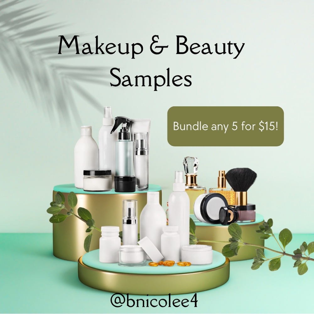Bundle any 5 single makeup & beauty samples for $15!